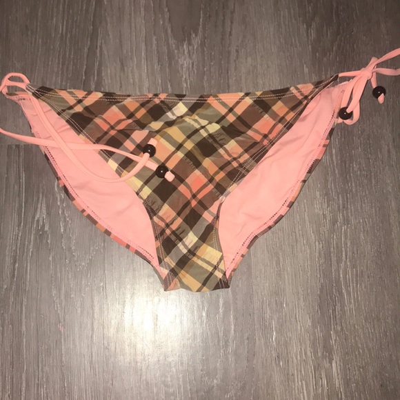 pink plaid bathing suit